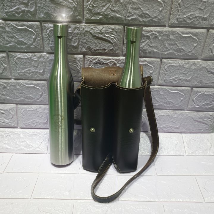 Bộ bình đựng rượu inox 2 chai- mỗi chai dung tích 800ml
