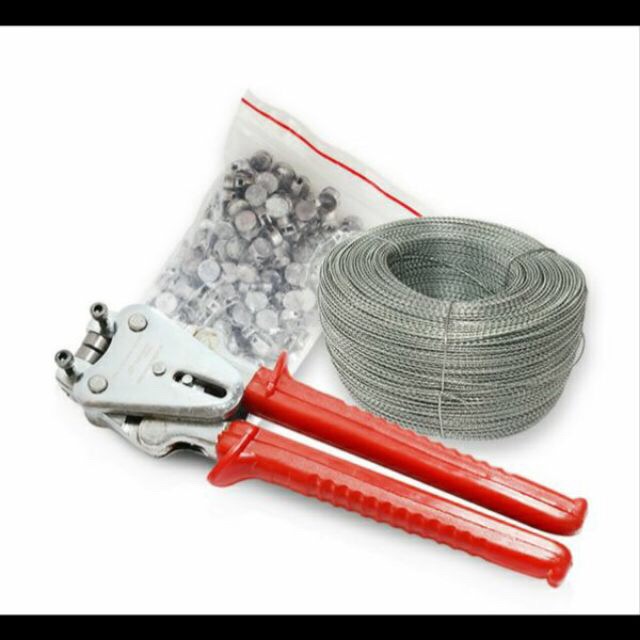 combo kìm kẹp chì + dây chì + hạt chì/ seal niêm phong