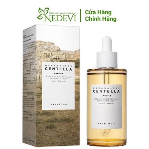 Tinh Chất Rau Má Cho Da Nhạy Cảm Skin1004 Madagascar Centella Ampoule - NEDEVI Chính Hãng