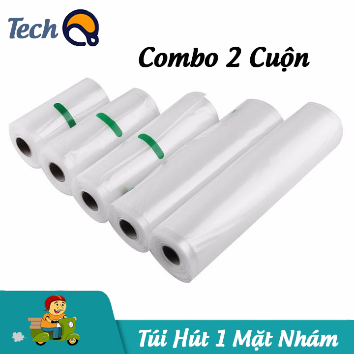 Combo 2 cuộn túi hút chân không thực phẩm Red star, túi hút chân không, tui hut chan khong nhiều size cho khách lựa chọn