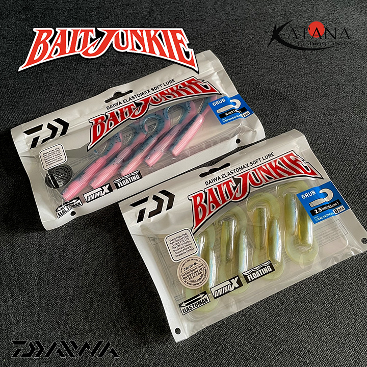 Mồi mềm daiwa bait junkie 2.5 - 4 inch grub