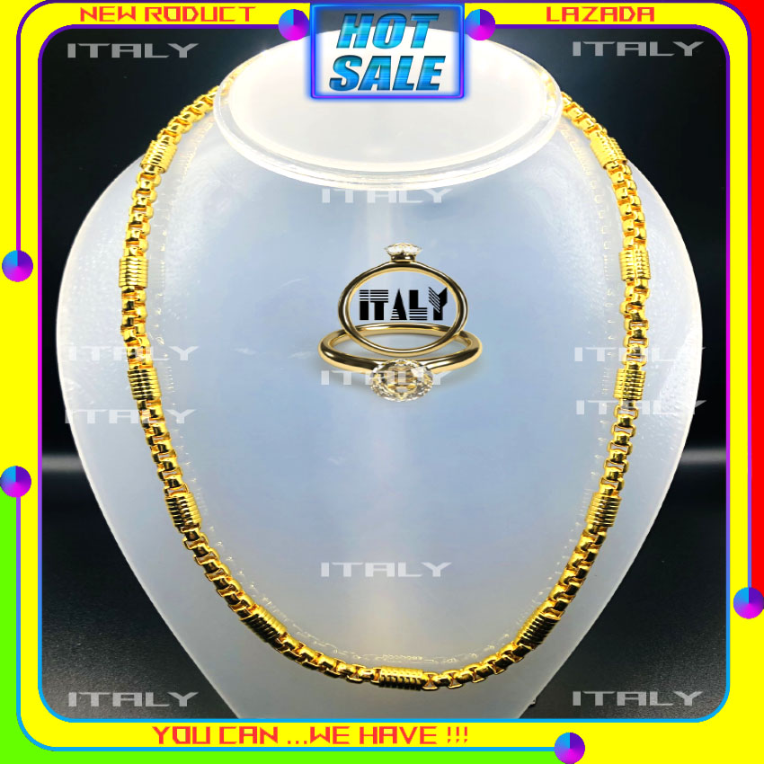 Dây chuyền nam chữ công mạ vàng mới năm nay - Kích thước 0.5x60cm - italy shop