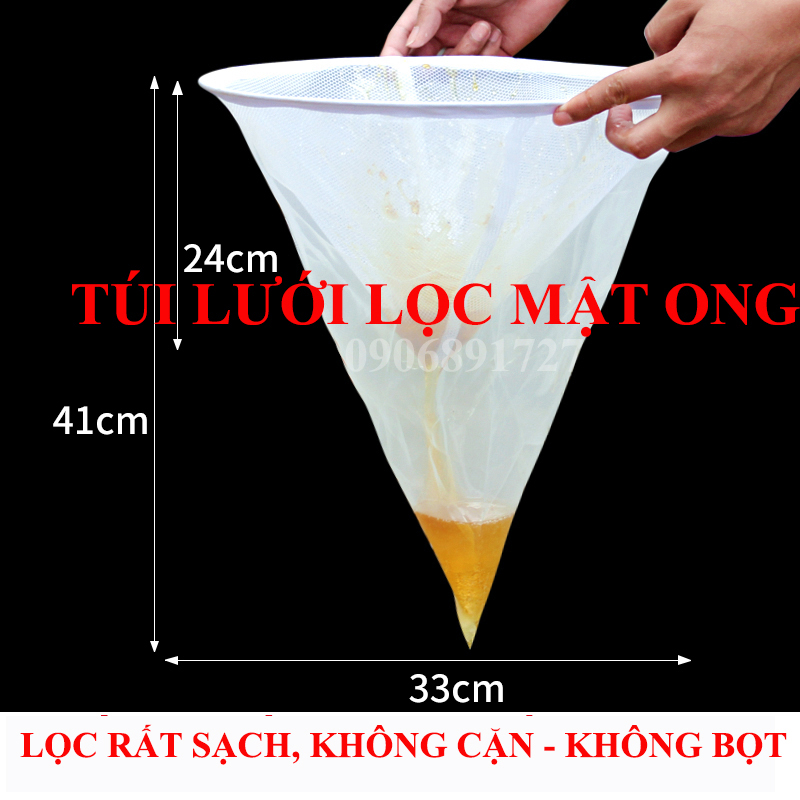 Túi lưới lọc mật ong lọc bột , lọc rất sạch không cặn, không bọt
