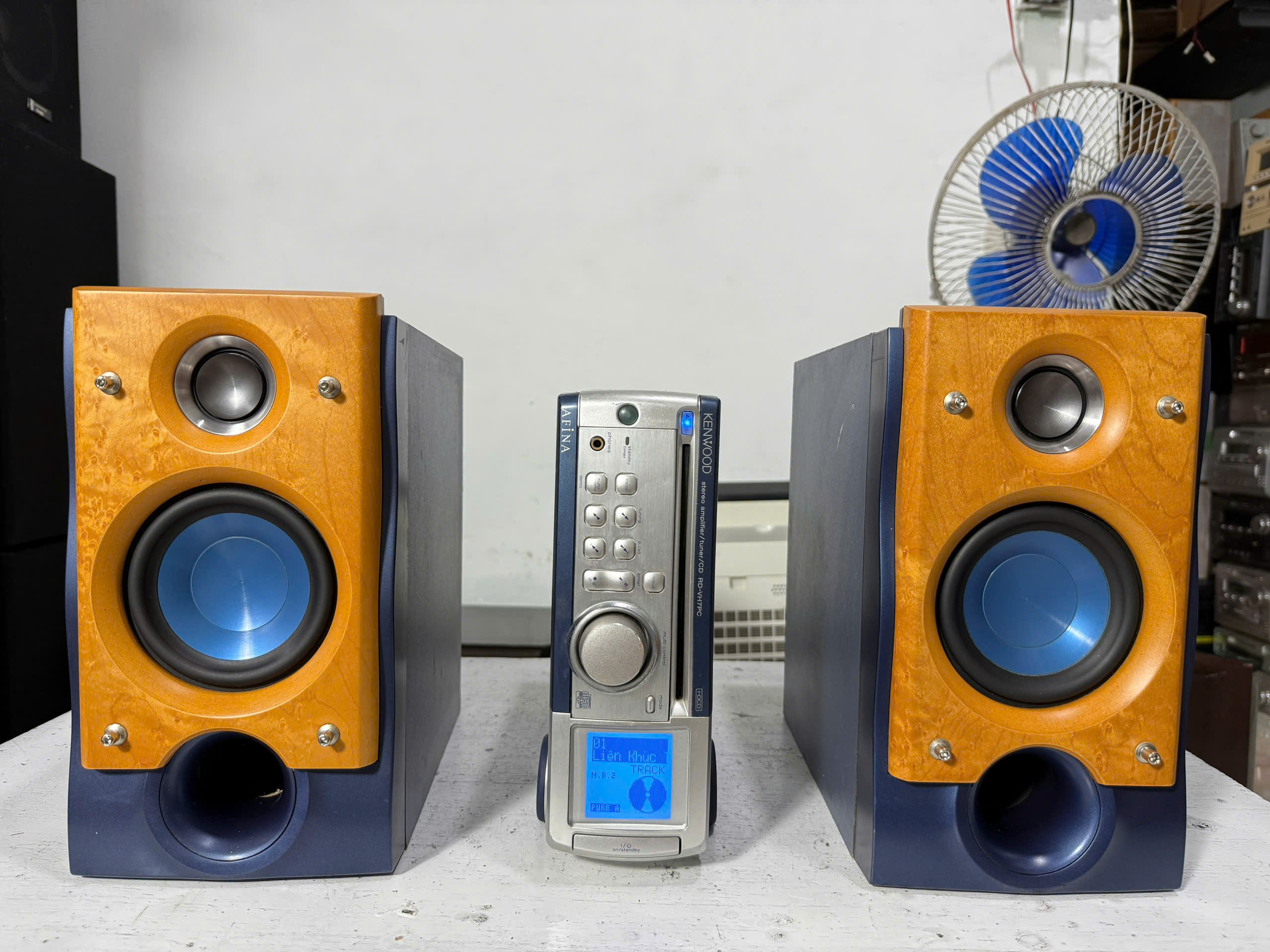 Bộ Dàn Nghe Nhạc VIP Kenwood VH7 bãi nhật về hát tốt điện 110v hàng bãi nhật 26