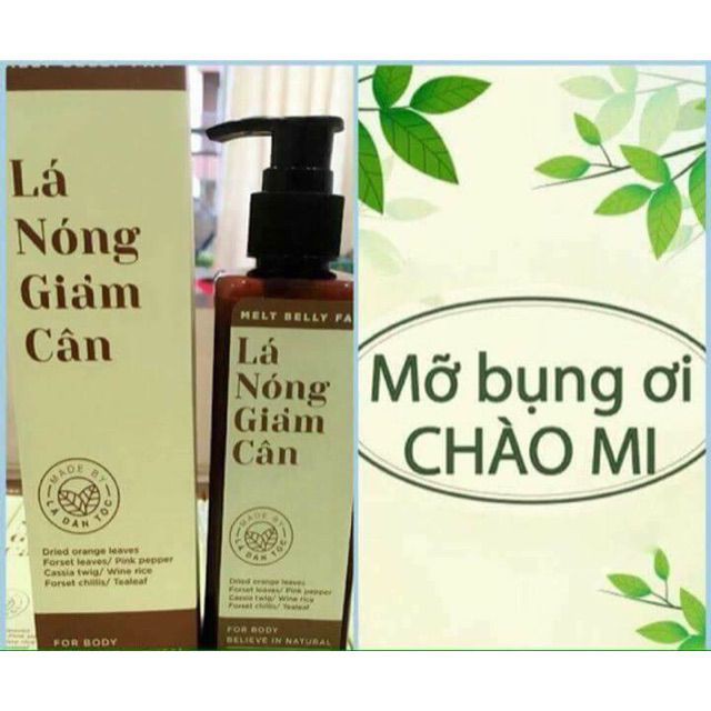 COMBO 2 HỘP LÁ NÓNG GIẢM CÂN TINH DẦU LÁ NÓNG DÂN TỘC GIẢM CÂN, GIẢM MỠ BỤNG TINH DẦU GIẢM CÂN HÀNG CHÍNH HÃNG