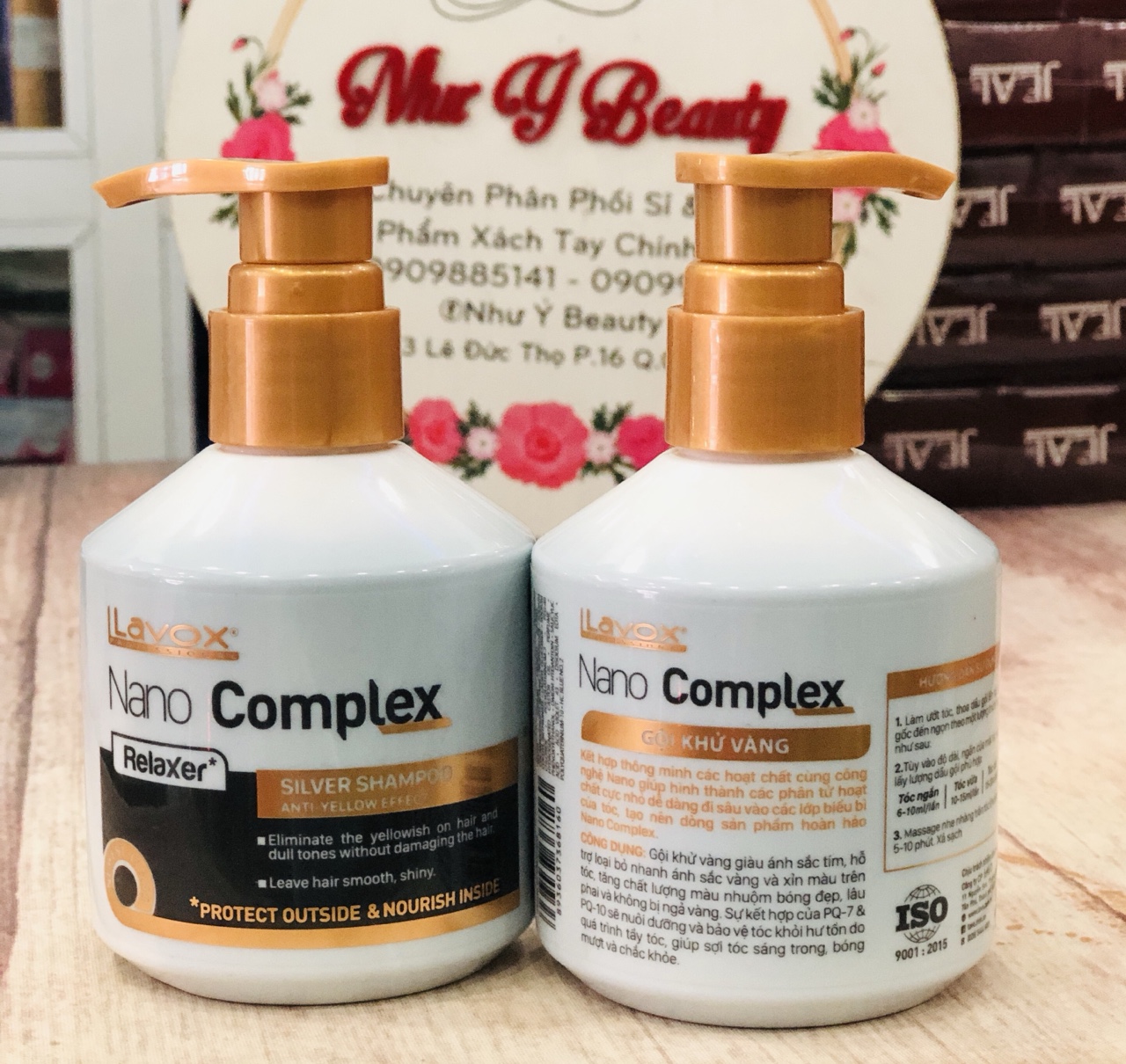 Dầu Gội Khử Vàng Lavox Nano Complex Relaxer Silver Shampoo
