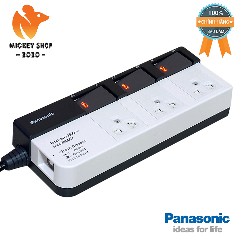 Ổ cắm có dây cao cấp panasonic wchg2836 / wchg28334 / wchg28352 / wchg24332w-vn / wchg24332