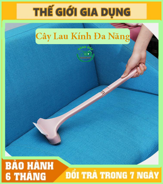 (Hàng Loại 1) Cây lau đa năng, lau bụi kết hợp lau kính cao cấp - tiện dụng
