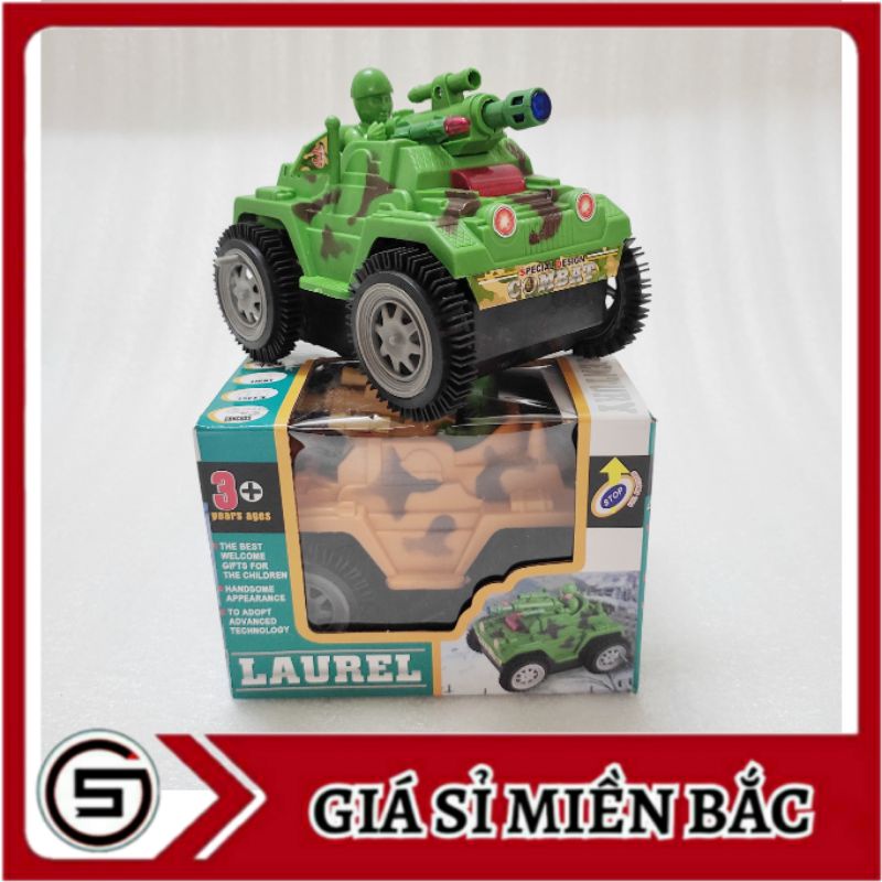 Xe tăng XR Roll Tank chống lật có nhạc, đèn vui nhộn