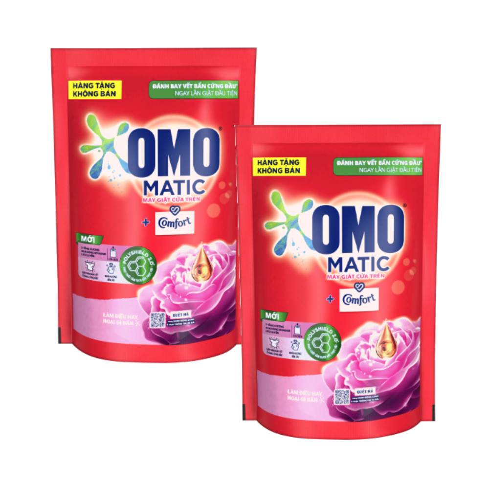 Combo 2 nước giặt omo matic 150g