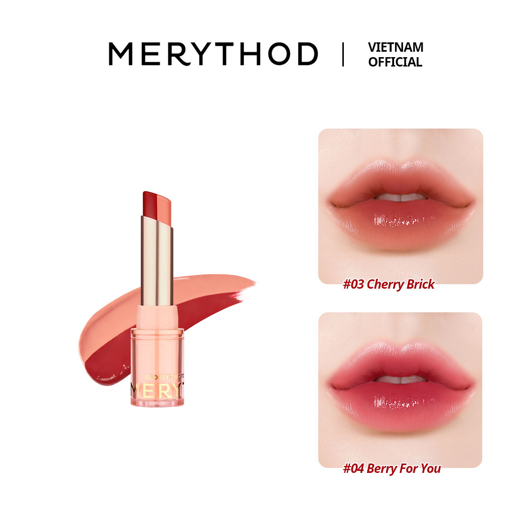 Son bóng 2 tone màu Glossy Twotone Lipstick 3g