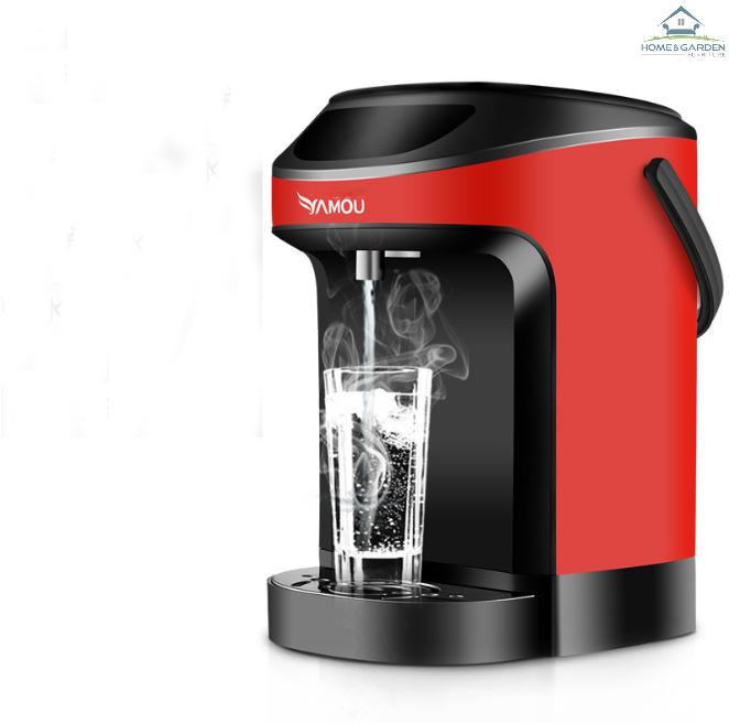 Home and Garden - Bình thủy điện, đun siêu tốc và giữ nhiệt Yamou 2.5 Lít (đỏ)