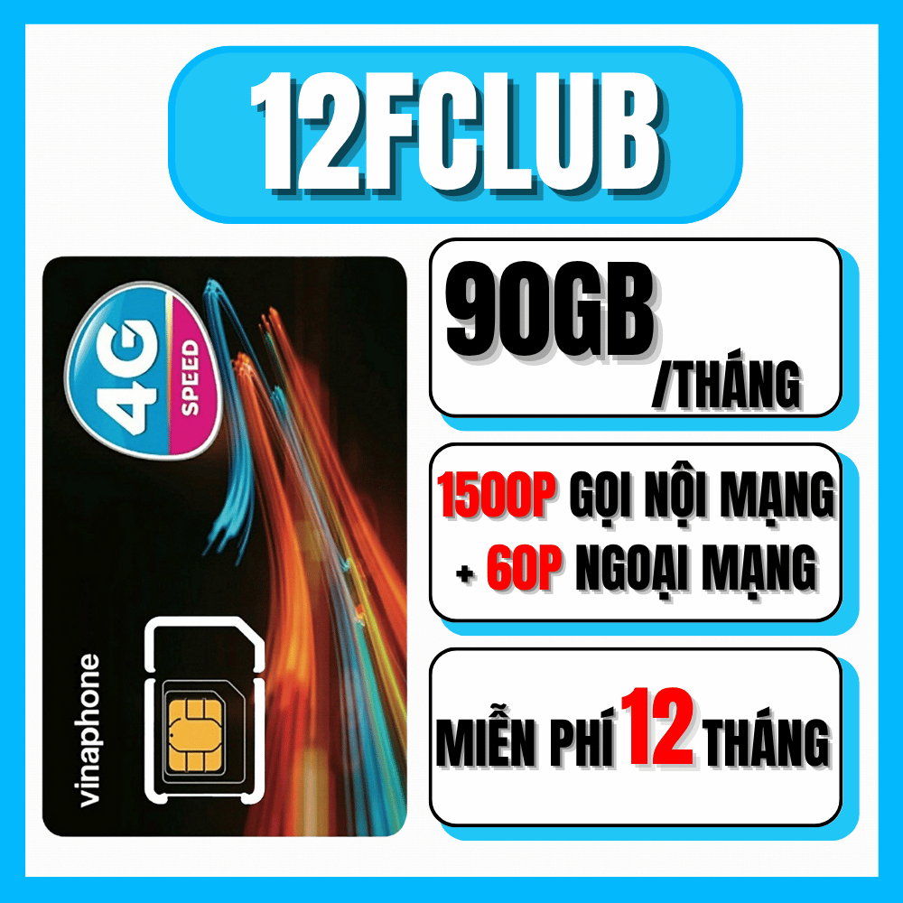Sim Vinaphone Miễn Phí 1 Năm Dùng Mạng Full Tốc Độ Cao, Xem YTB, TIK Không Giới Hạn, hỗ Trợ ESIM D50