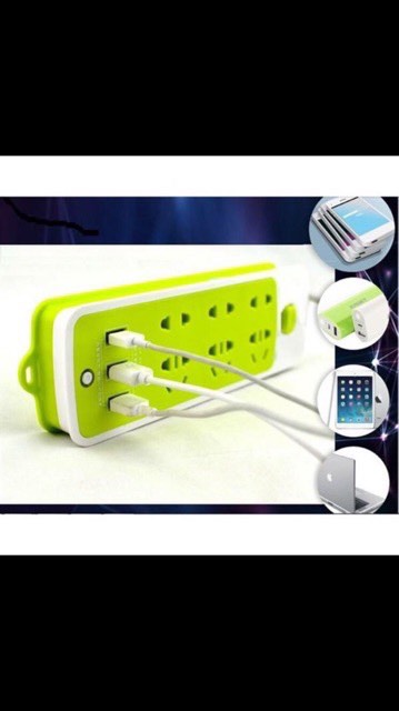 Ổ cắm điện - ổ điện chống giật có 3 cổng usb đa năng