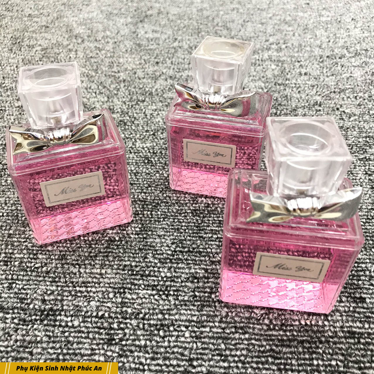 Lọ Nước Hoa Mini Trang Trí Bánh Sinh Nhật HPBD