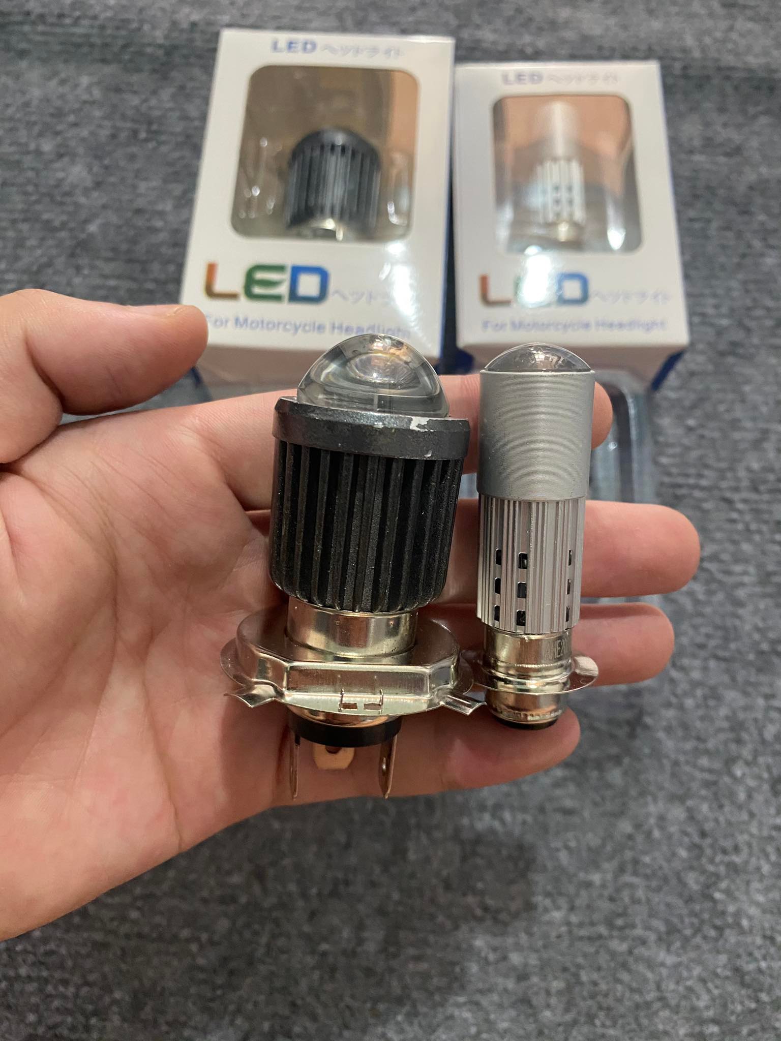 Đèn pha led bi cầu ánh sáng trắng