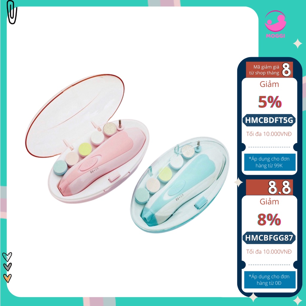 Máy Cắt Móng Tay Điện Đa Năng, Bộ Dụng Cụ Cắt Và Dũa Móng Tay An Toàn Cho Bé (Bảo Hành 6 Tháng)
