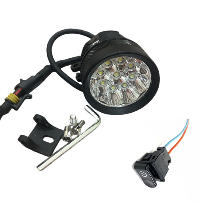 (XẢ XẢ XẢ ) ĐÈN TRỢ SÁNG XE MÁY L9X TẶNG CÔNG TẮC PASSING , ĐÈN LED XE MÁY SIÊU SÁNG, ĐÈN LED XE MÁY