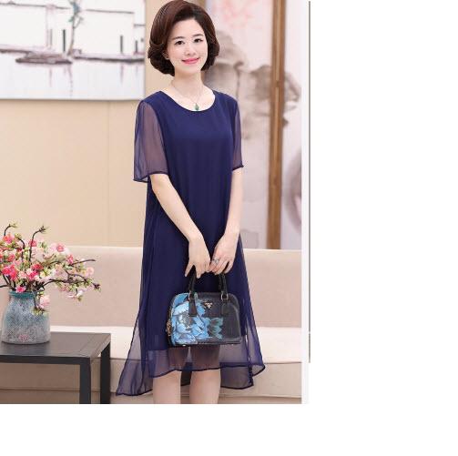 Đầm cở lớn xẻ đinh from dài nhiều size