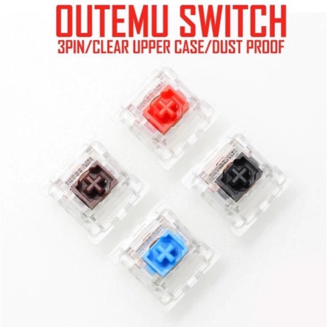 Các gói combo Switch Outemu cho bàn phím cơ Blue switch, Red switch