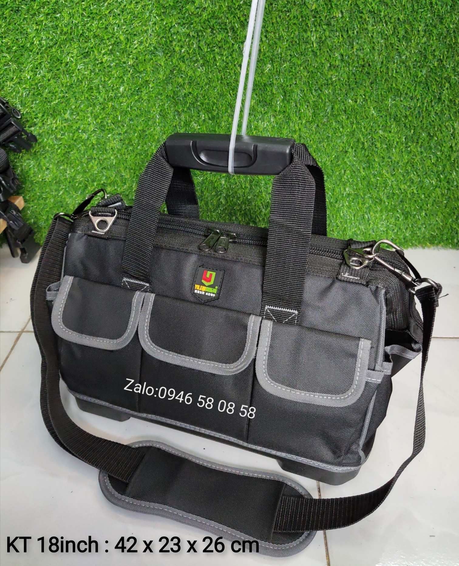 Túi đựng đồ nghề đáy nhựa 18inch chống va đập cao cấp