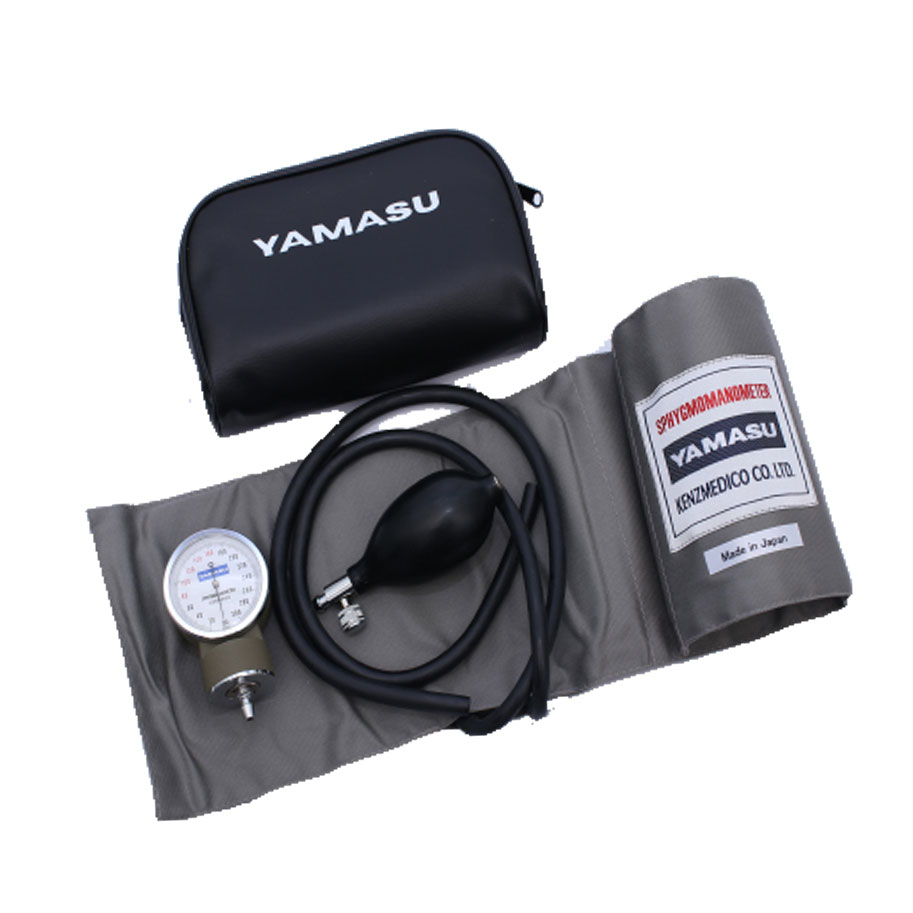 Trọn bộ Máy đo huyết áp cơ Yamasu kèm ống nghe 2 mặt Yamasu sản xuất tại