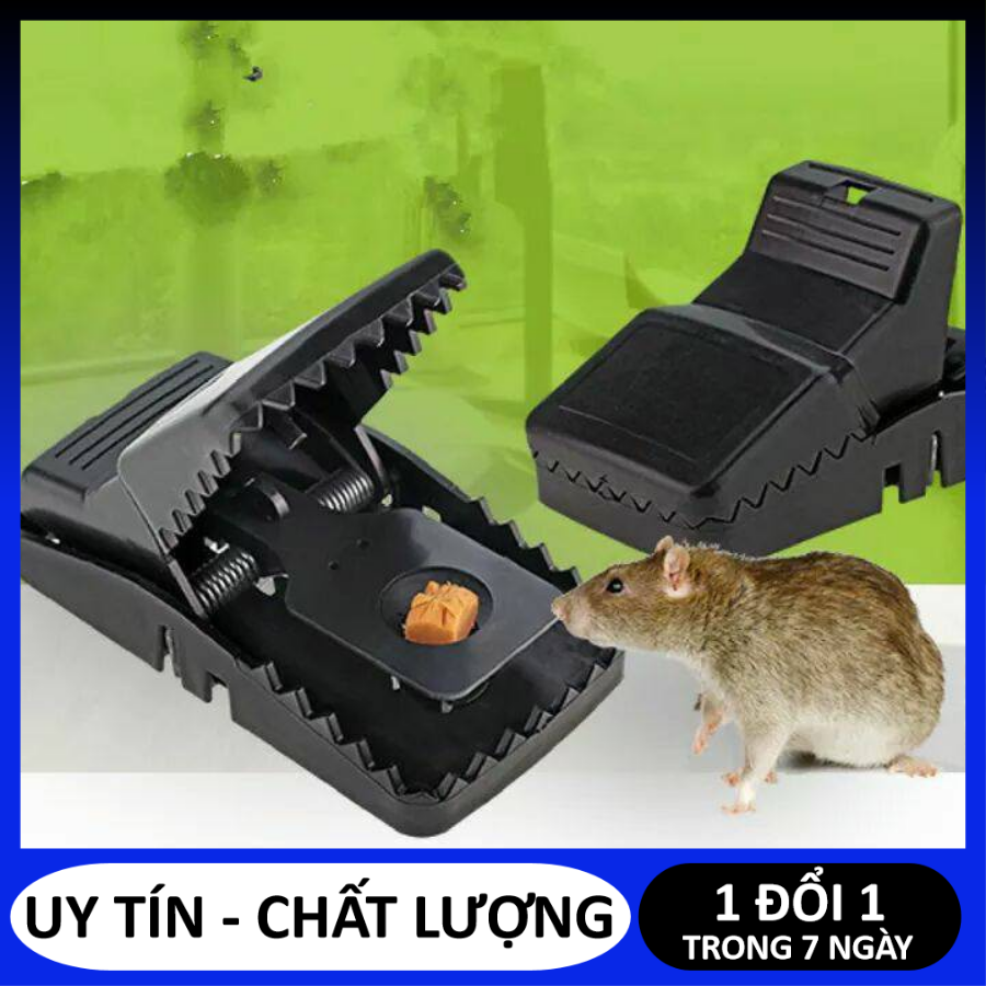 Bẫy chuột - Kẹp bẫy chuột thông minh, Công dụng bẫy chuột hàm ếch, Bẫy các loại chuột nhà, chuột cống, chuột nhắt..., Chất liệu, Nhựa ABS cứng