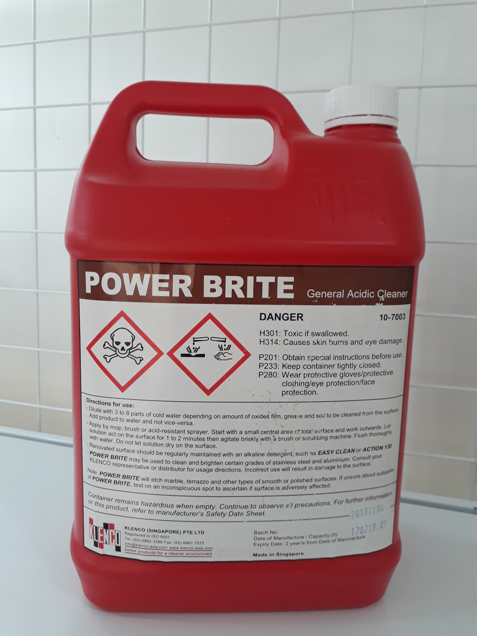 Power Brite - Chất tẩy cặn canxi cặn gỉ