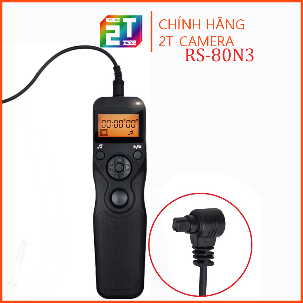 [HCM]Remote RS-80N3 cho máy ảnh EOS Canon 1D/1D Mark II/1D Mark III/1D Mark IV/1Ds/1Ds Mark II/1Ds Mark III/1D X/1D X Mark II/1D C/5D/5D Mark II/5D Mark III/5D Mark IV/6D/6D Mark II/7D/7D Mark II (Có kèm pin) - PHUKIEN2T-Q00908