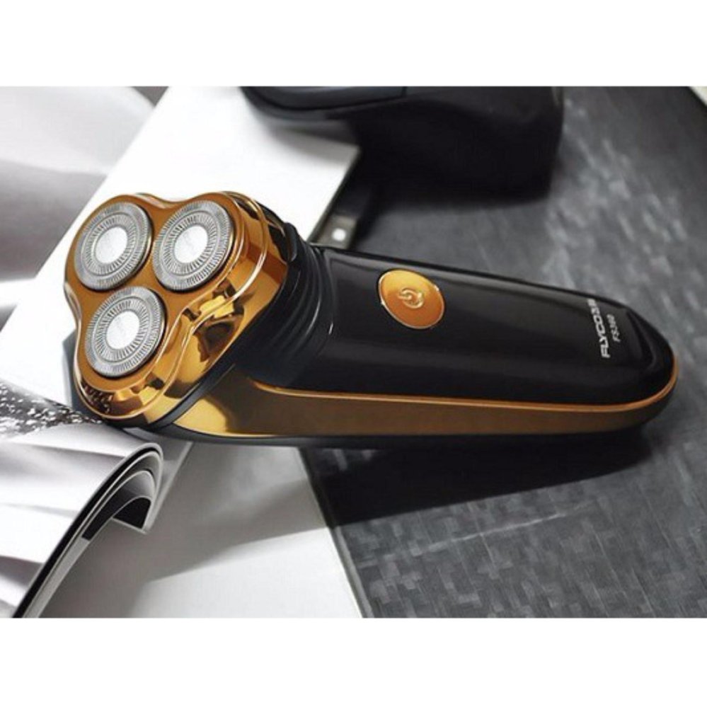 [HCM]Máy cạo râu Flyco FS360VN - 3 lưỡi kép - Thiết kế sang trọng đẳng cấp - Có thể thay lưỡi - Cạo sạch tiết kiệm thời gian