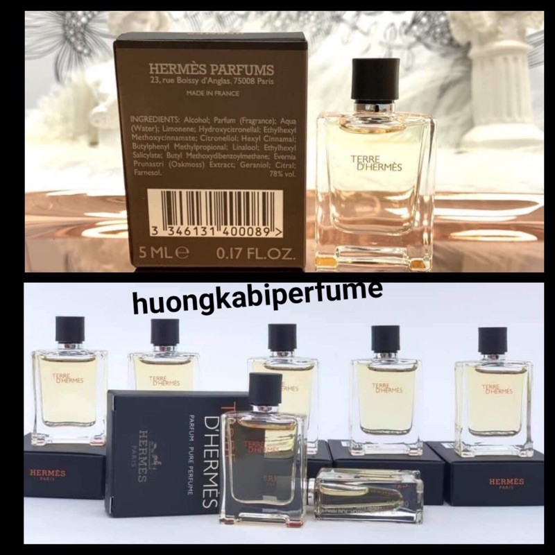 Nước hoa nam h.e.r.m.e.s terre mini 5ml🌸 trẻ trung- phong cách- lịch thiệp🌸