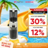 Máy ép chậm Sunhouse SHD5514 - Tự quay ngược tránh kẹt bã - Ép chậm không sinh nhiệt - Công suất 150W mạnh mẽ