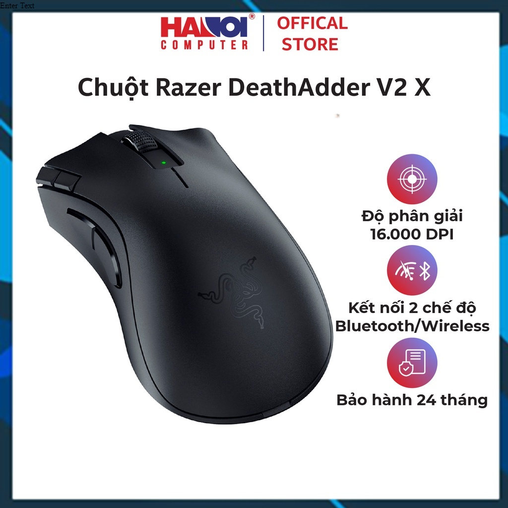 Chuột Razer DeathAdder V2 X HyperSpeed-Wireless Ergonomic