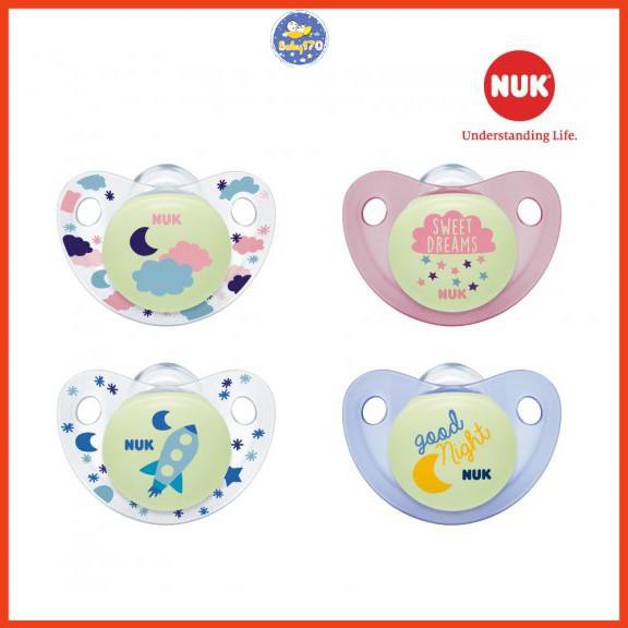 Ti giả nuk night/day silicone 0-6m, 6-18m, 18-36m