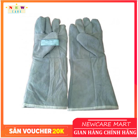 Combo 2 đôi găng tay da hàn, găng tay thợ hàn, găng tay lao động