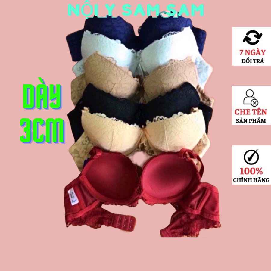 Áo Ngực Việt Nam. Áo Lót Ren Boya Mút Dày Nâng Ngực Mã M024W