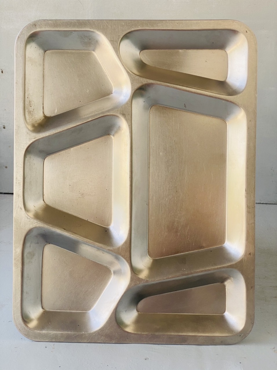 [HCM]Khay inox Mỹ xưa  khay ăn US