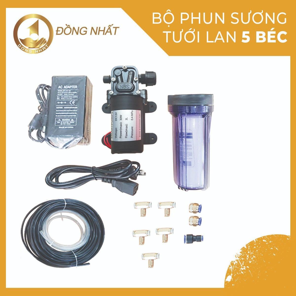 Bộ phun sương tưới lan 5 béc