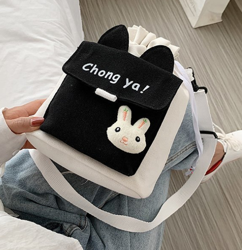 Túi vải đeo chéo phong cách nhật bản chong ya ttgr 458