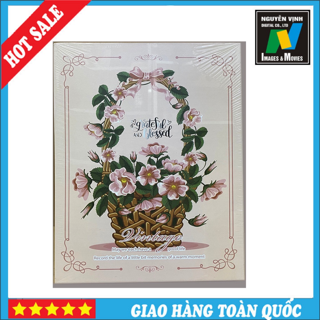 Album cài 200 ảnh hộp cỡ 15x21cm nơi lưu giữ những kỷ niệm theo năm tháng