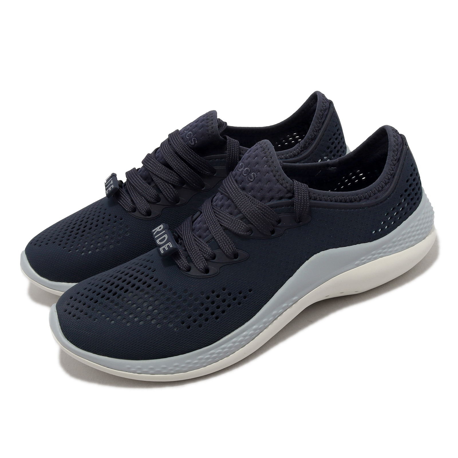 Giày dép crocs chuẩn xịn, chống hôi chân, đi mưa, lội nước, đi biển Literide Pacer 360 mẫu mới cải tiền cho cả nam và nữ màu Navy
