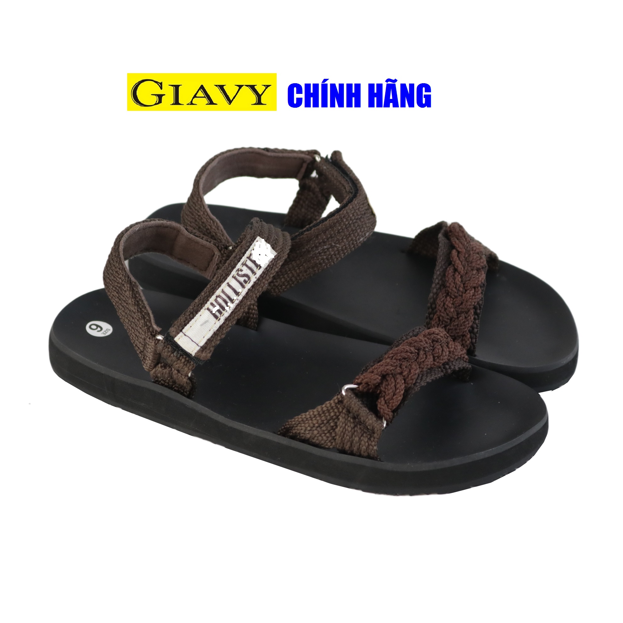 Giày sandal Giavy nữ - SK109 Nâu