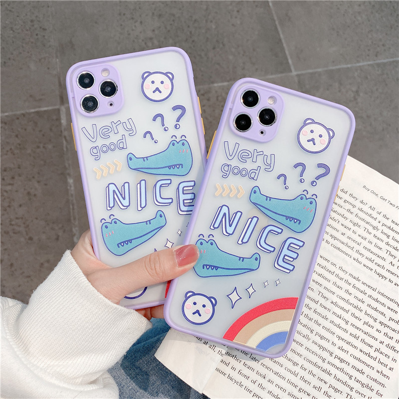Ốp lưng nhám chống sock va đập bảo vệ camera nice