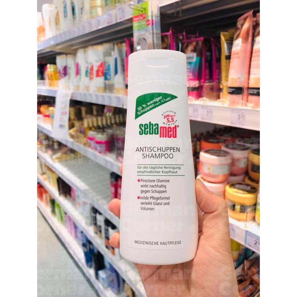 Dầu gội trị gàu sebamed chai 200ml - german corner hàng đức nội địa