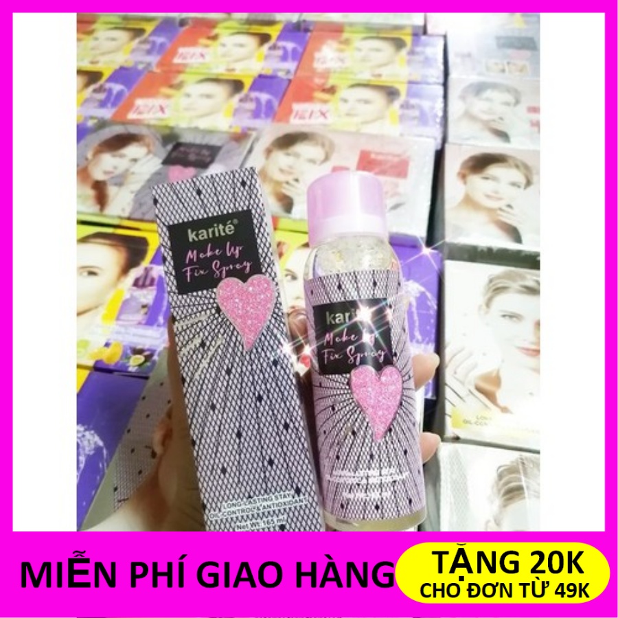 Xịt khóa nền make up karite 165ml giao ngẫu nhiên