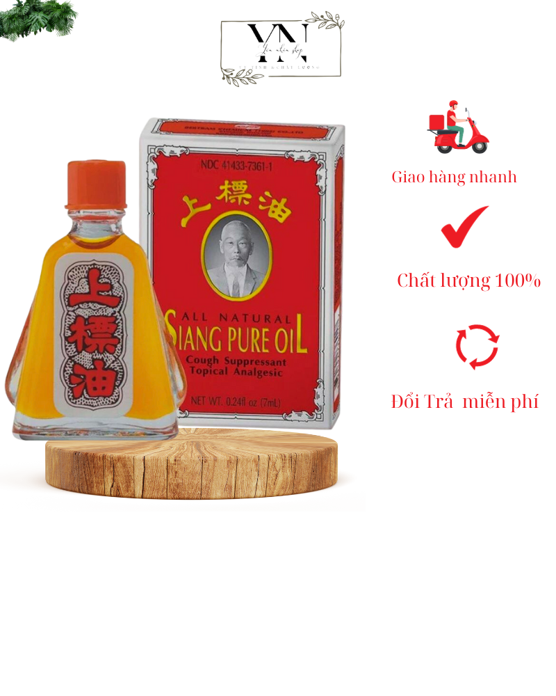 Dầu gió ông già siang pure oil thái lan 3ml