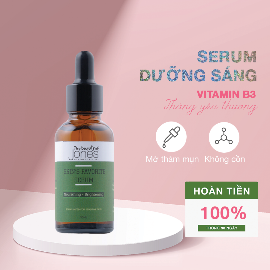 Serum dưỡng sáng da mụn nhạy cảm The Beauty of Jones