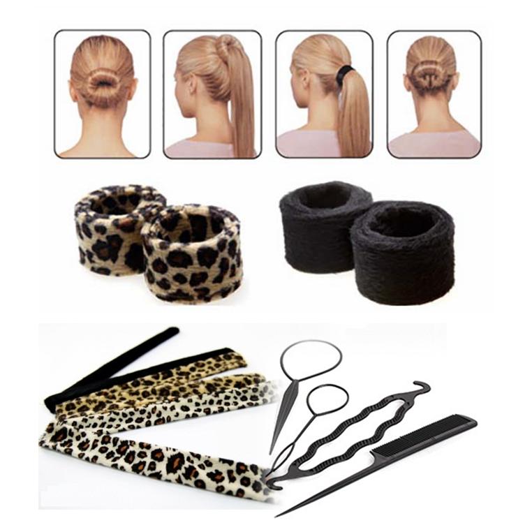 [HCM]Combo 02 dụng cụ búi tóc Hairagami (tặng 4 dụng cụ làm tóc nghệ thuật độc đáo)