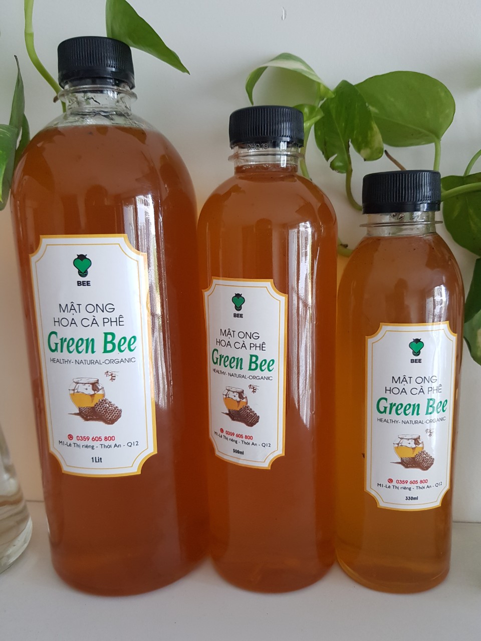 Mật ong hoa cà phê tây nguyên green bee - cam kết nguyên chất 100%