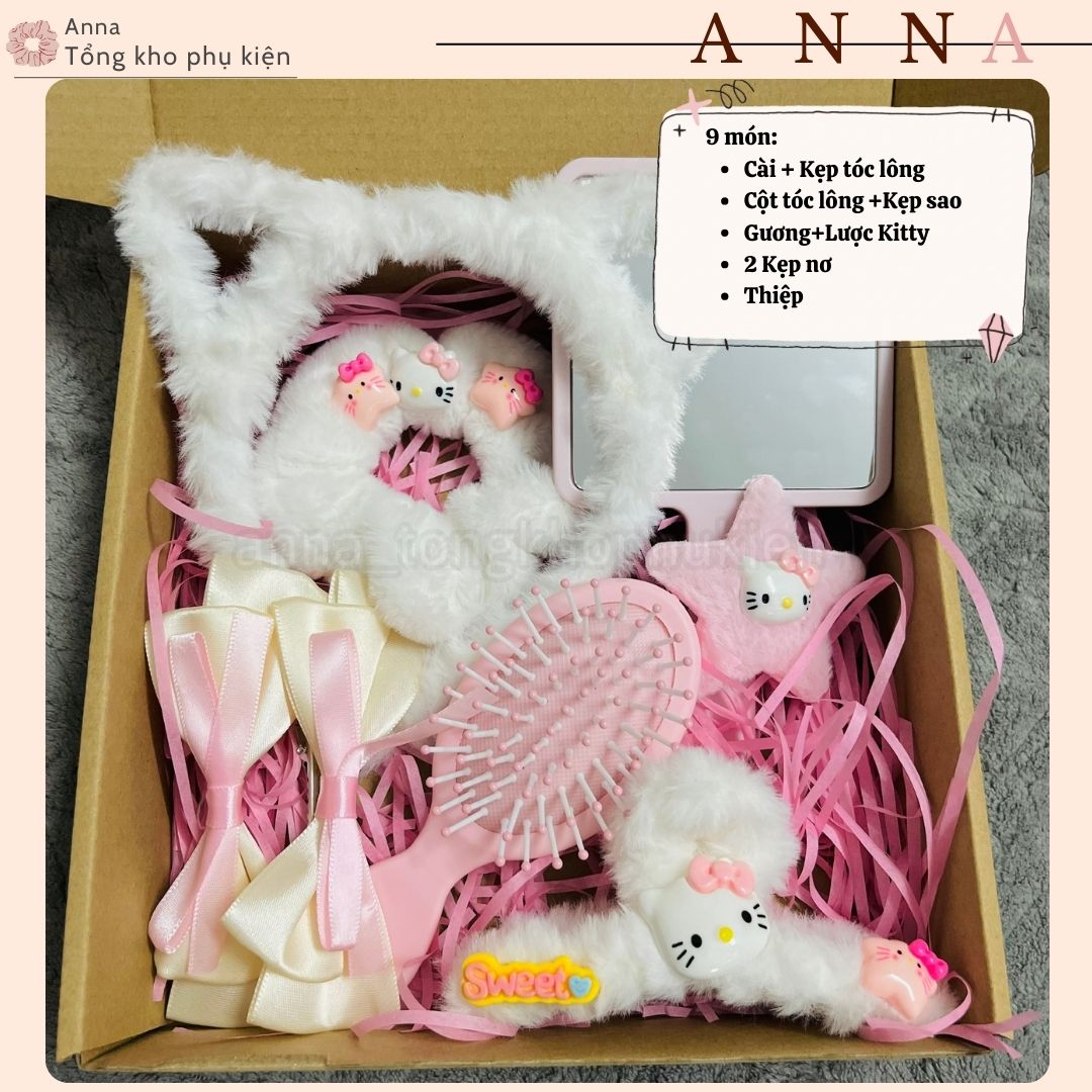 Hello Kitty Birthday Gift Set for Children, Lovers, Friends, Super Cute Gift Box for Girlfriend and Lover Anna - 6